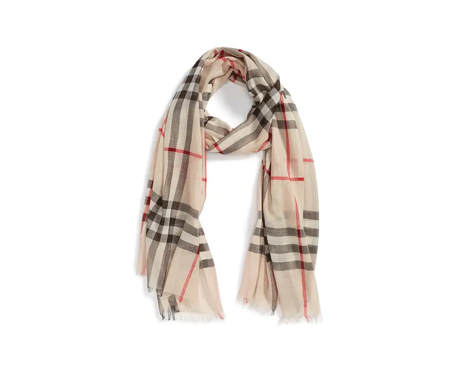 #3 great gifts for fashionasta: Burberry Wool & Silk Scarf