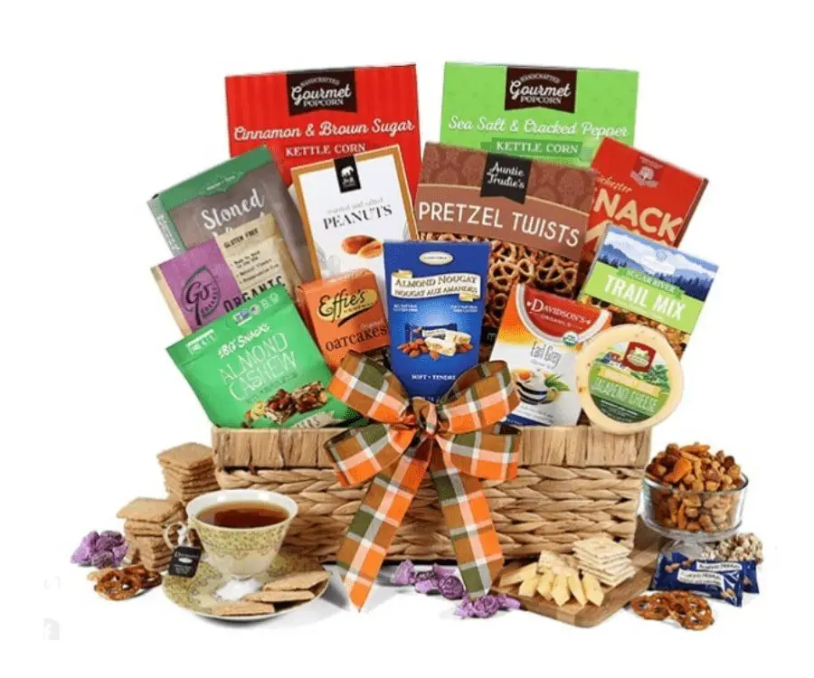 #4 best after surgery gifts: Premium Healthy Gift Basket with nuts