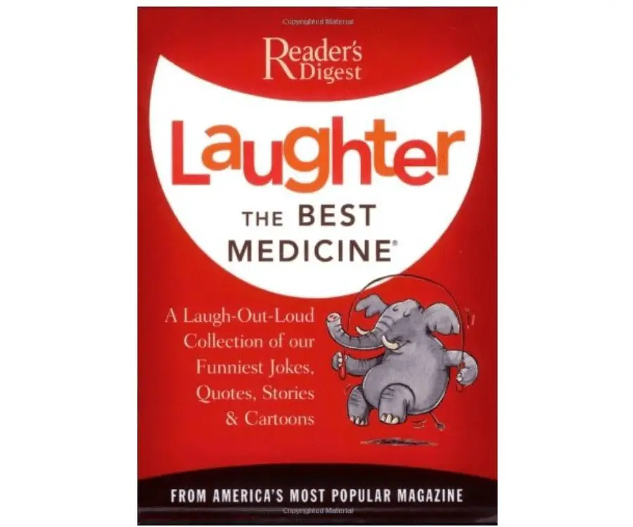 #23 best after surgery gifts: laughter is the best medicine book
