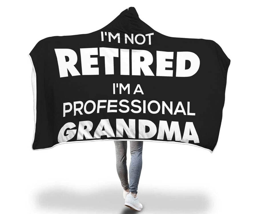 Funny Retirement Throw Blanket