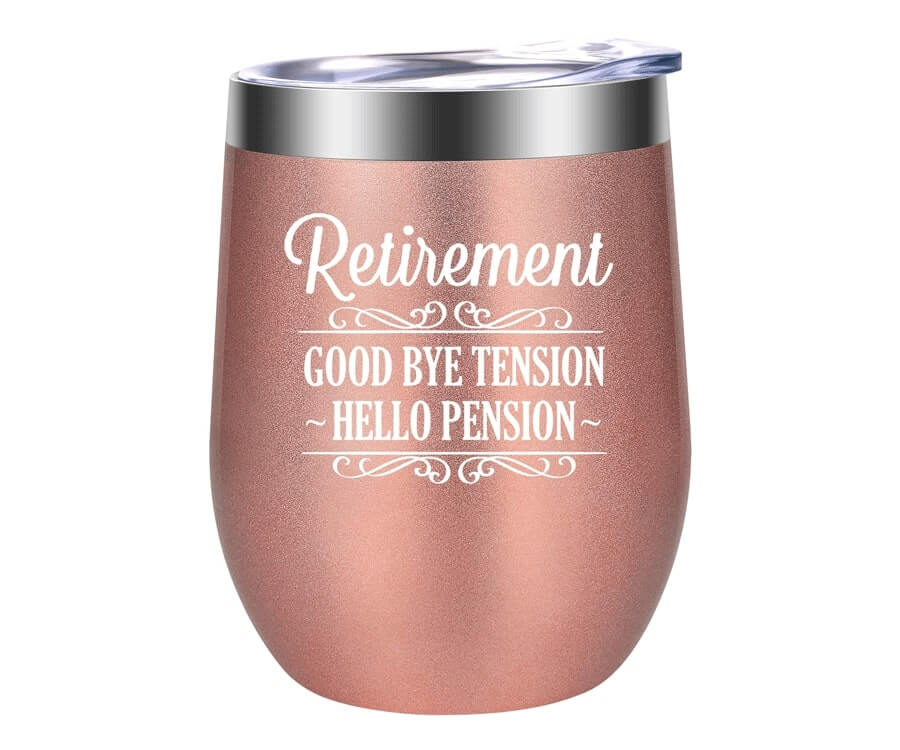 Funny Retirement Wine Tumbler
