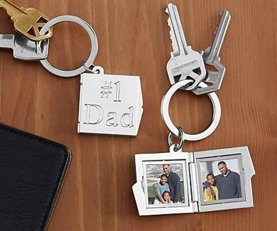 Nr1 Dad Key Chain Locket