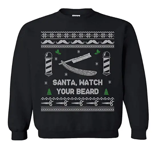 Santa Ugly Barber Sweater
