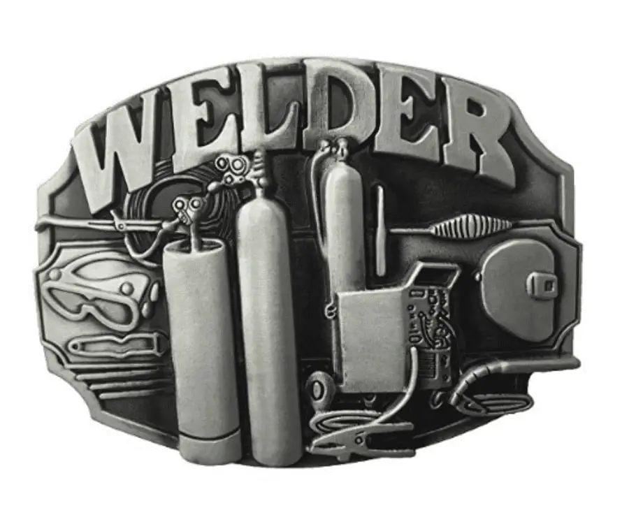 #15 gifts for welders: Welder Belt Buckle For Men