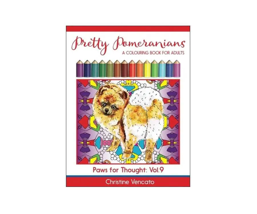Colouring Book For Pomeranian Lovers Unsmushed