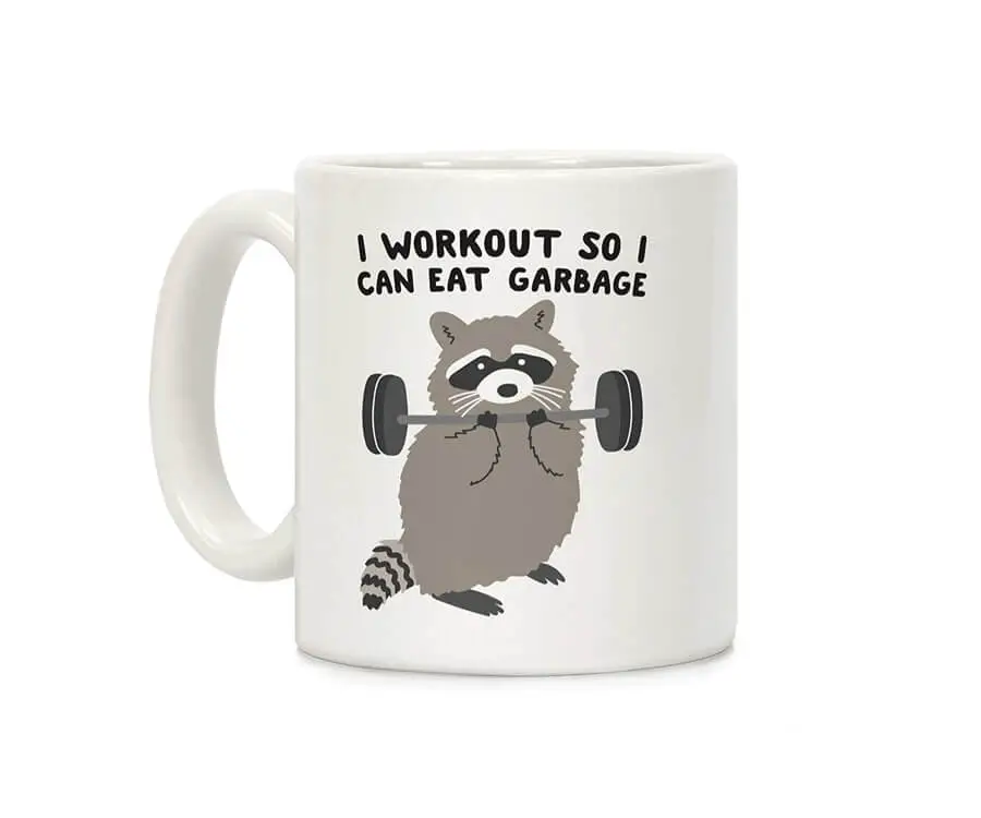 #23 best workout gifts for him: Funny Fitness Themed Mug