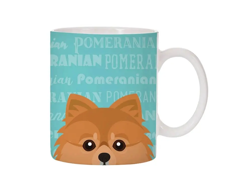 Pomeranian Coffee Mug Unsmushed