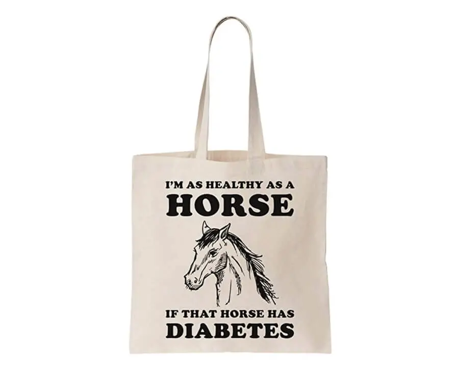 Funny Diabetics Tote Bag