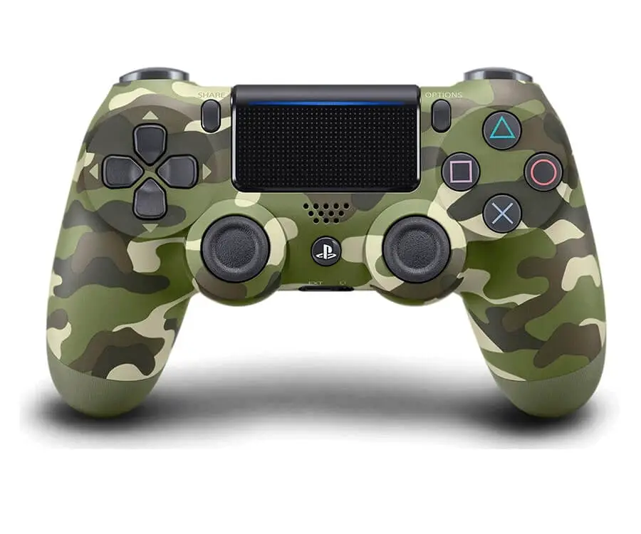 Playstation 4 Wireless Controller Green Camouflage