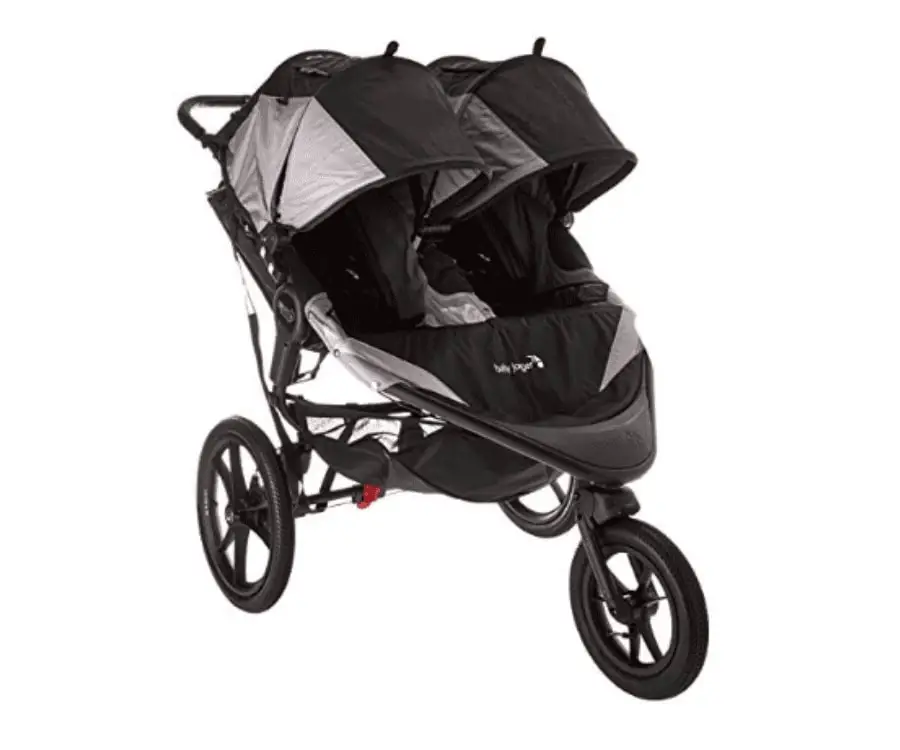 Twin Jogging Stroller With All Terain Wheels