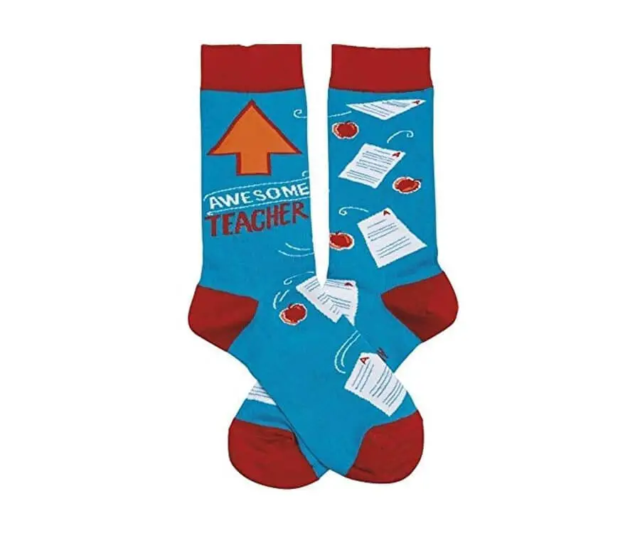 Awesome Teacher Socks