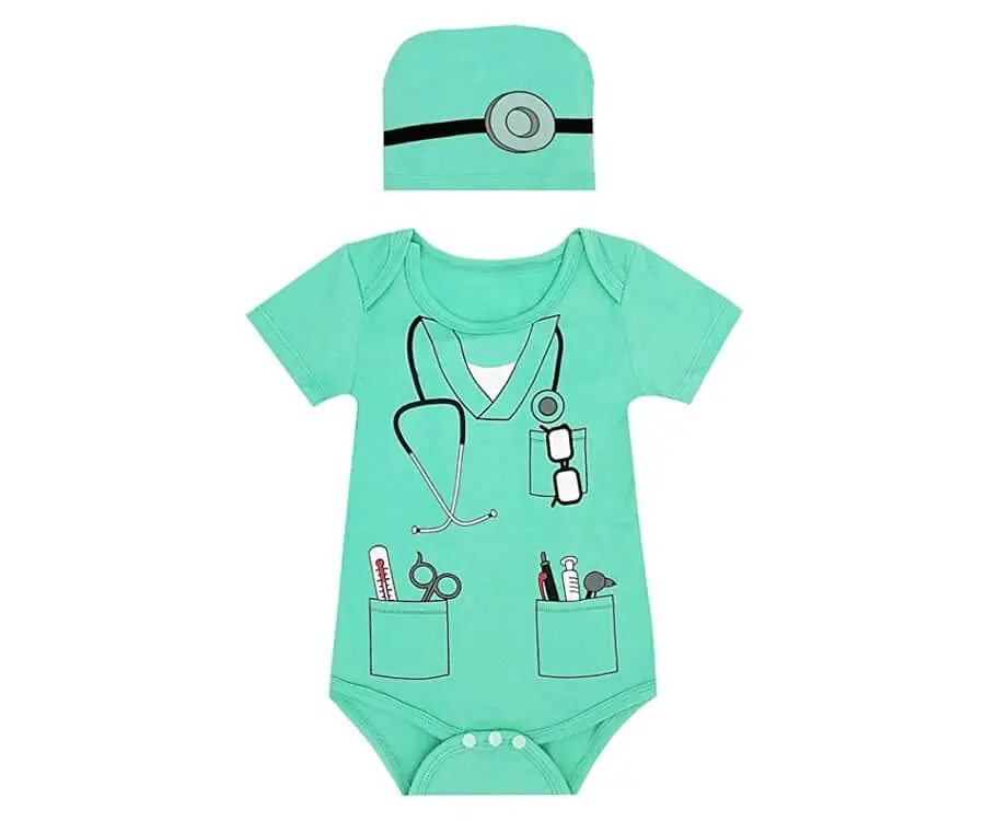 Doctor Baby Bodysuit Unsmushed
