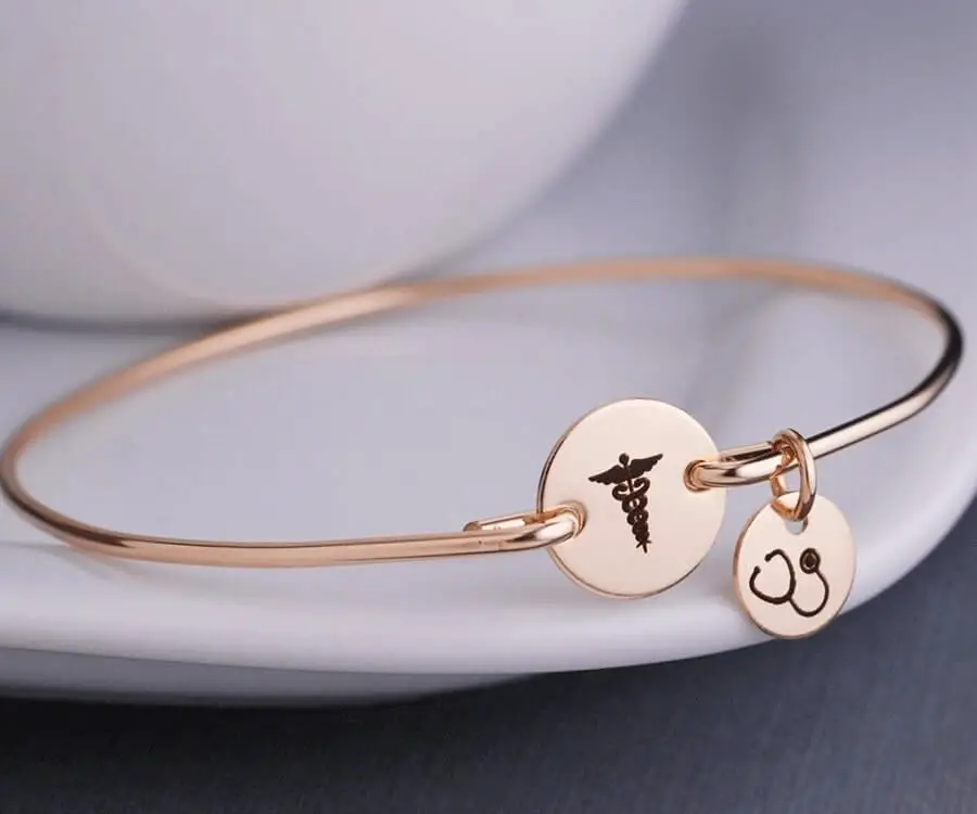 #46 gifts for new doctors: graduation bracelet