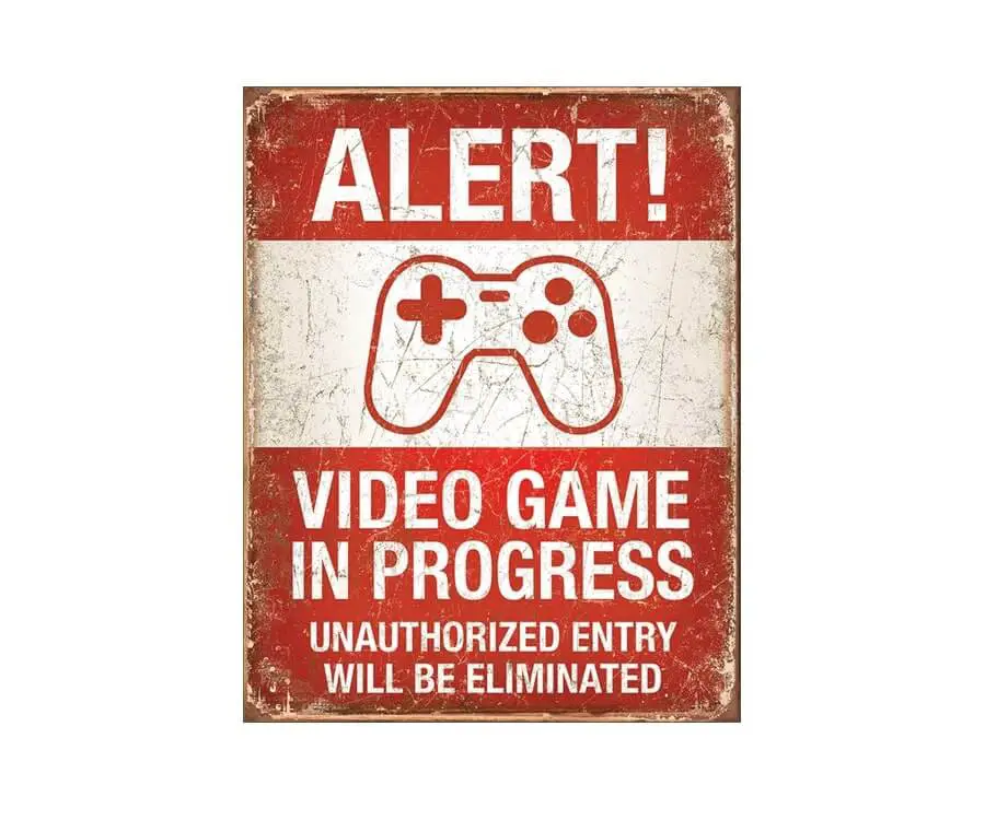 Gamer Room Sign Unsmushed