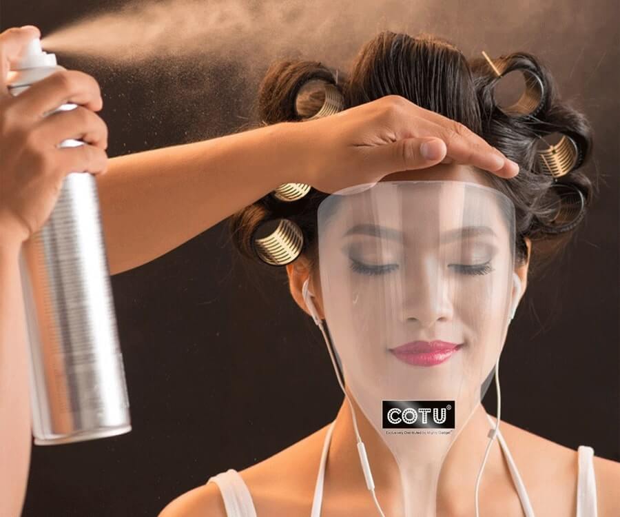 Hair Spray Face Shield