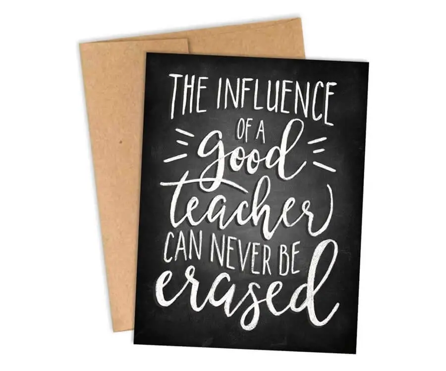 Male Teacher Thank You Card Unsmushed