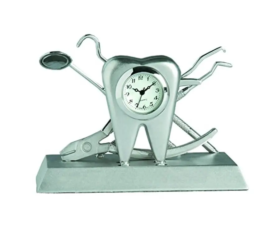 Modern Dentist Desk Clock