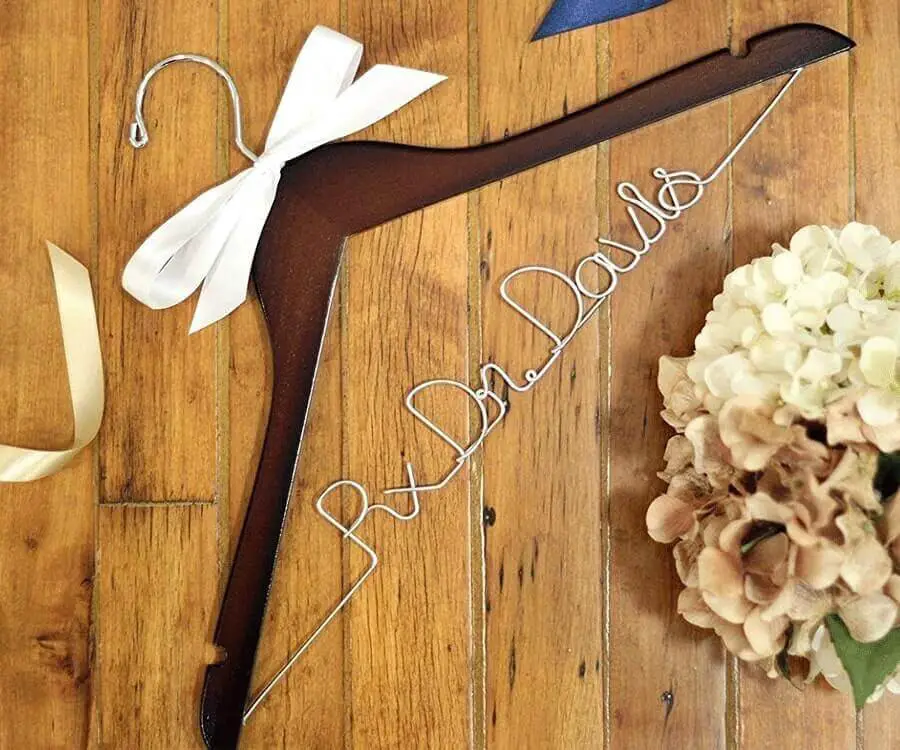 #26 graduation gifts for doctors: personalized coat hanger