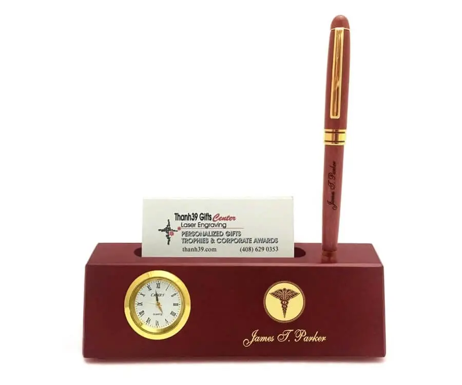 #24 best doctor office gifts: personalized card holder
