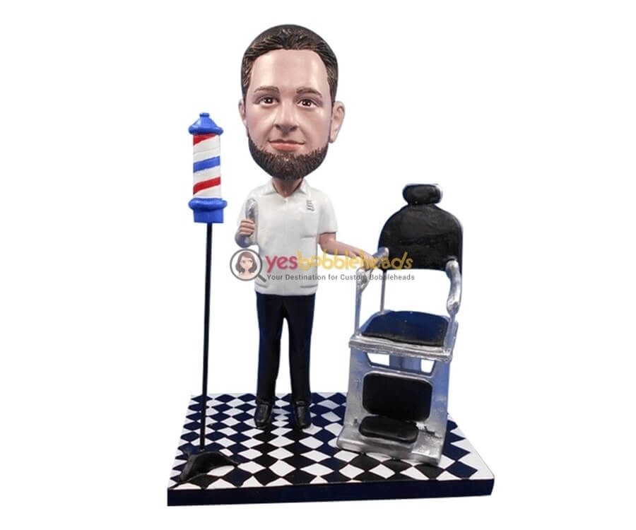 Personalized Hairdresser Bobblehead