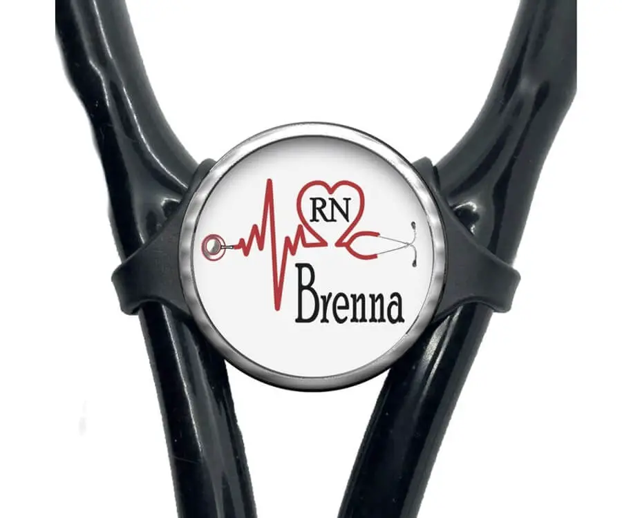 #33 personalized gifts for doctors: stethoscope tag