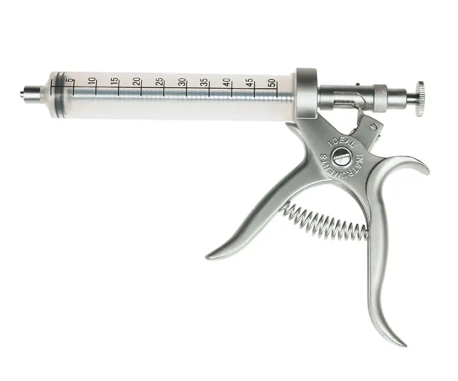 Pistol Grip Syringe Unsmushed