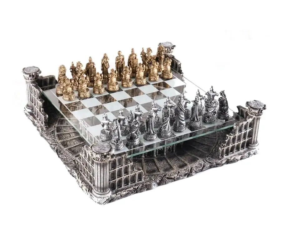 #18 luxury gifts for men: Roman Gladiator Chess Set