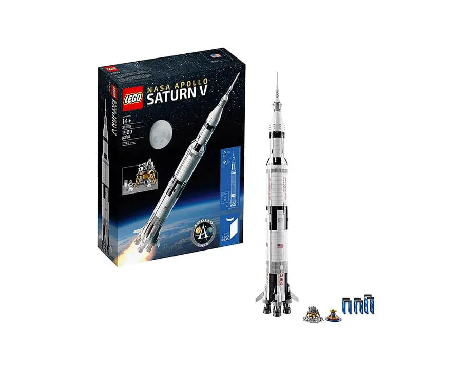 #9 cool lego gifts for adults: NASA Saturn V Rocket