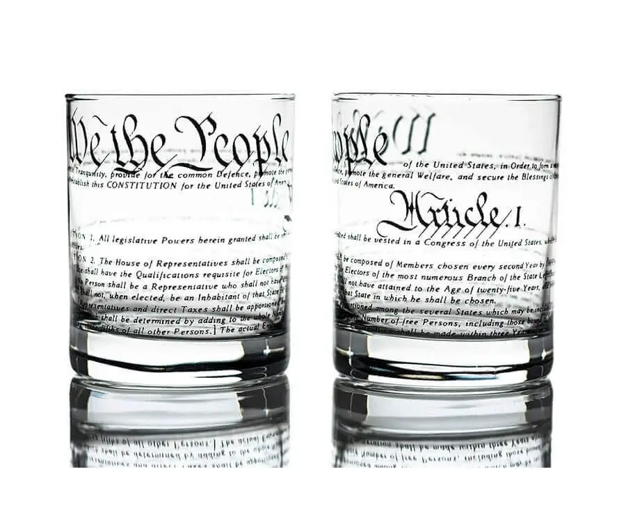Founding Father Whiskey Glasses