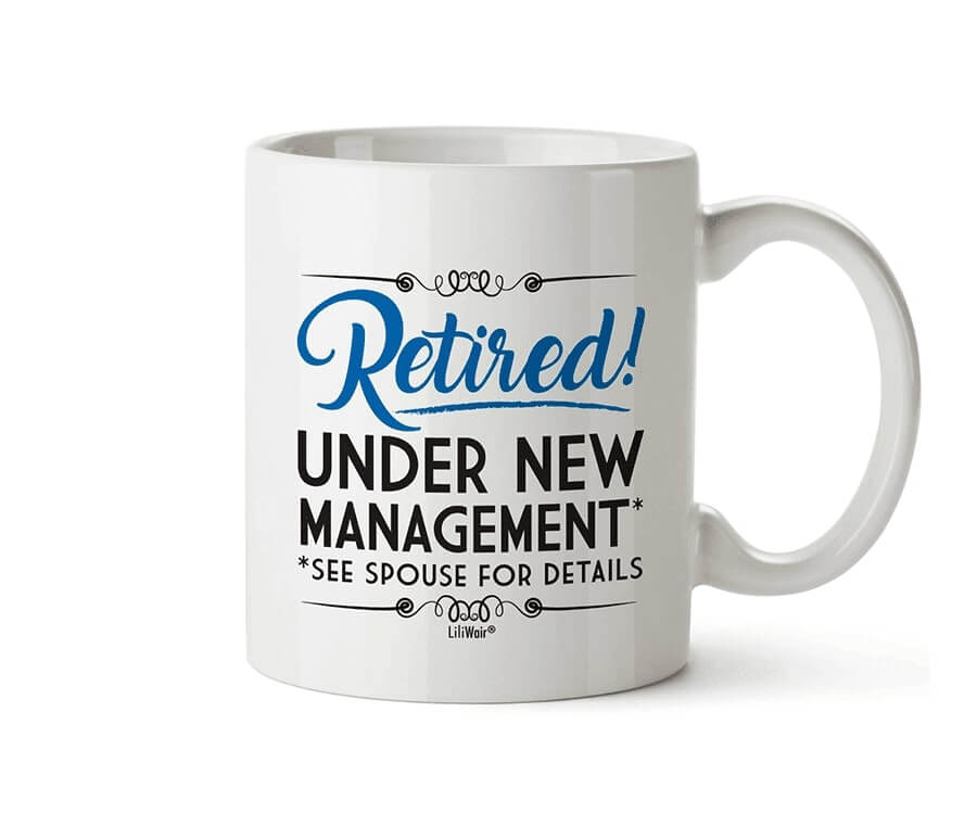 #10 great retirement gifts for men: funny mug