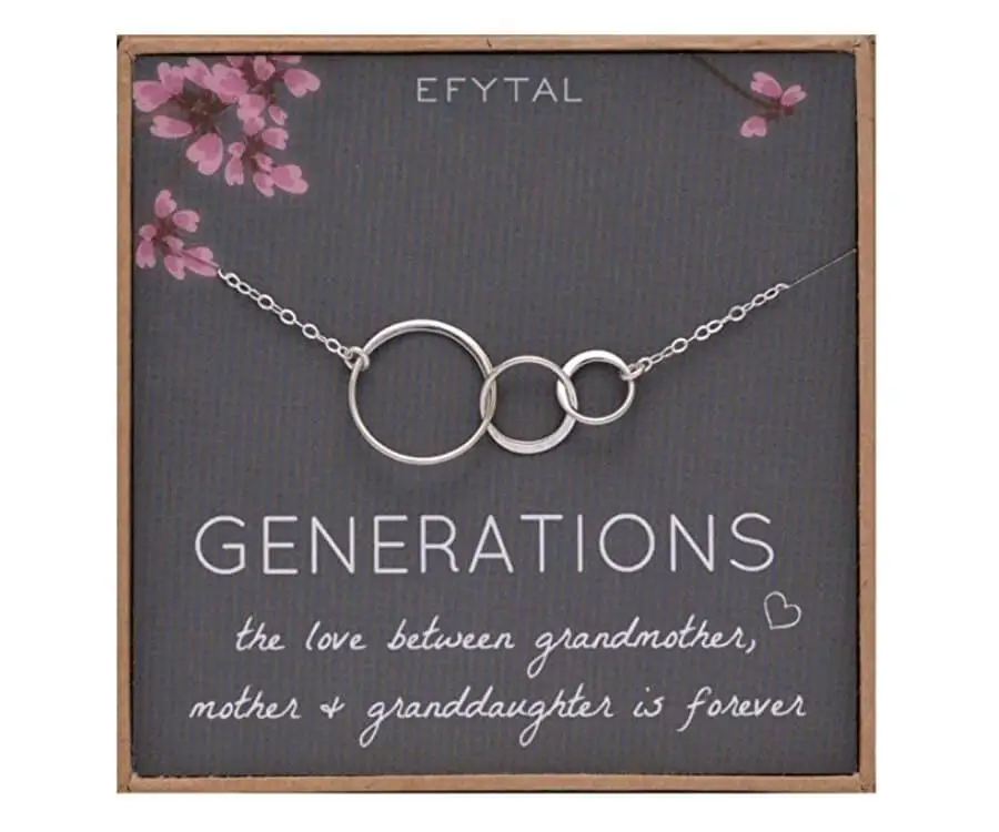 #15 Moving Gifts for her: Generations Necklace