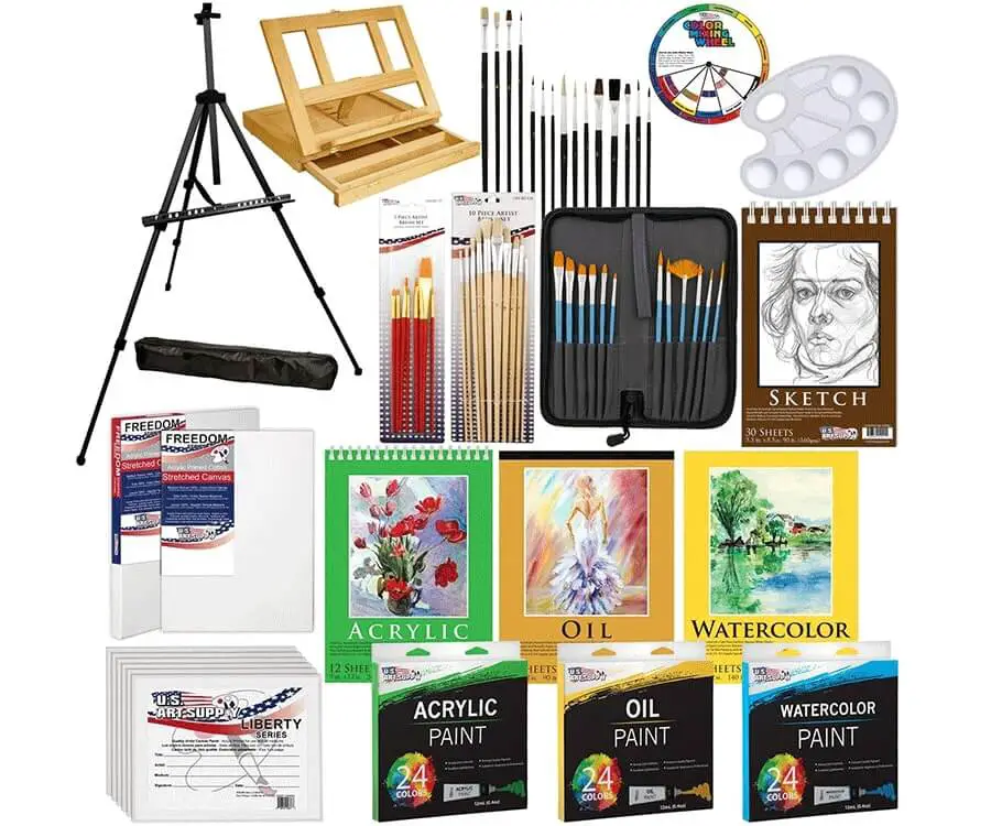 #17 great retirement gifts for men: painter starter kit