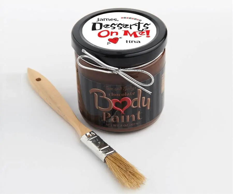 #36 best valentines day gift for wife or girlfriend: Chocolate Body Paint