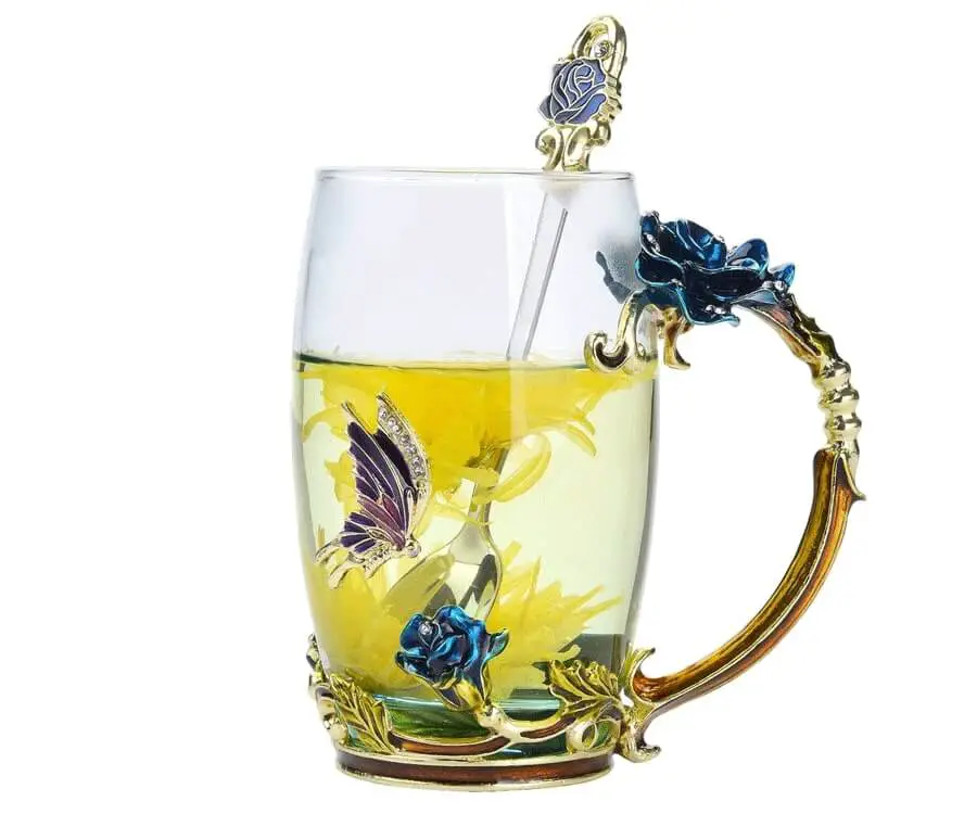 Butterfly Glass Cup