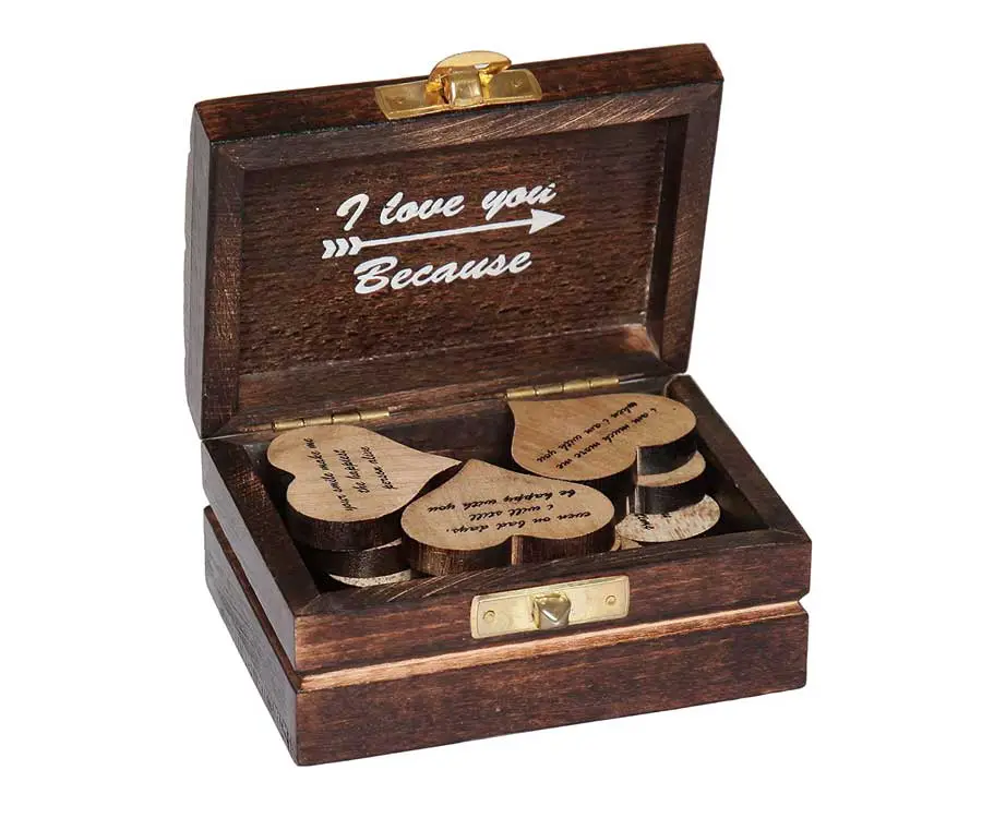#25 Touching Gifts for women: reasons I love you Stones