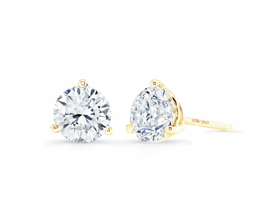 Bonus over the top luxury gifts for her: diamond stud earrings