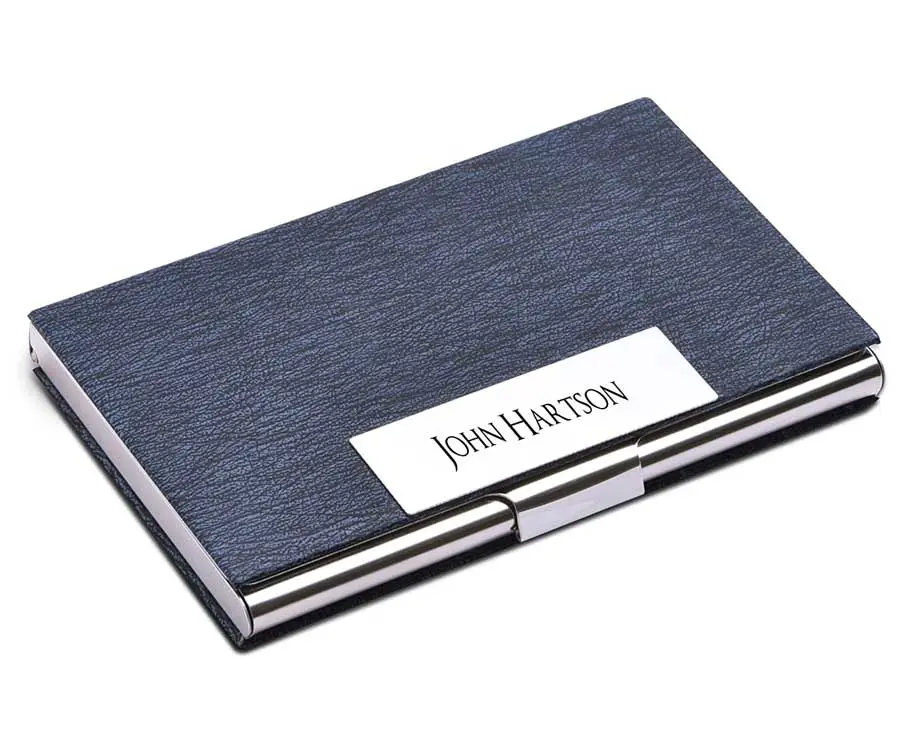 #29 Personalized Gifts for Him: engraved business card holder
