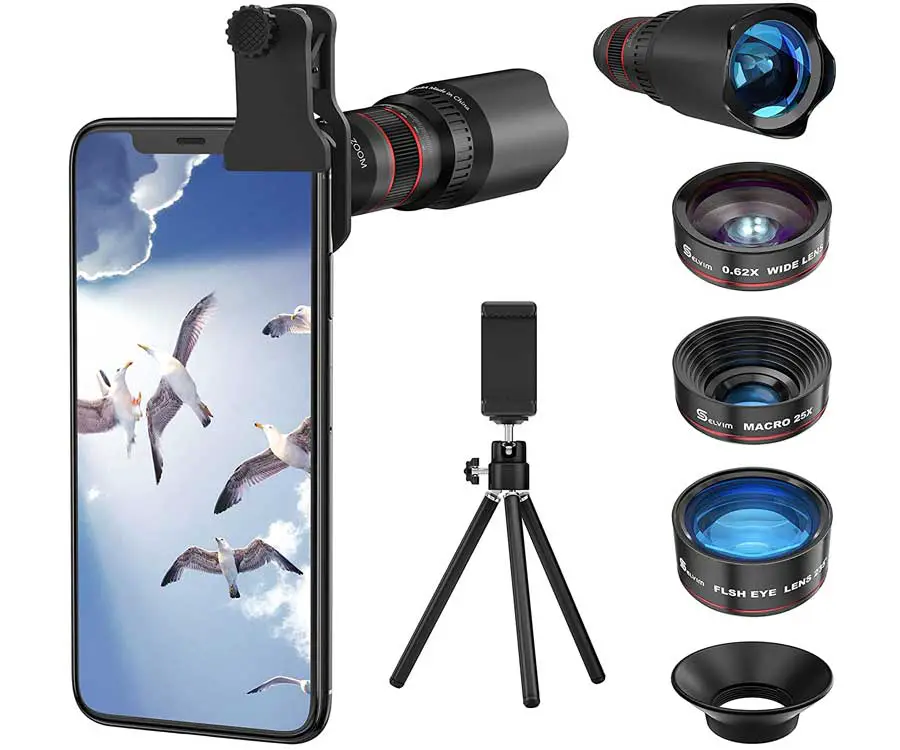 #24 cool gadgets for men: Phone Camera Lens Kit