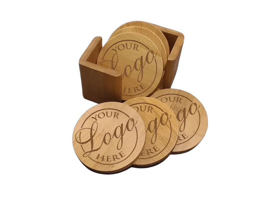 Wooden Engraved Gift Coasters