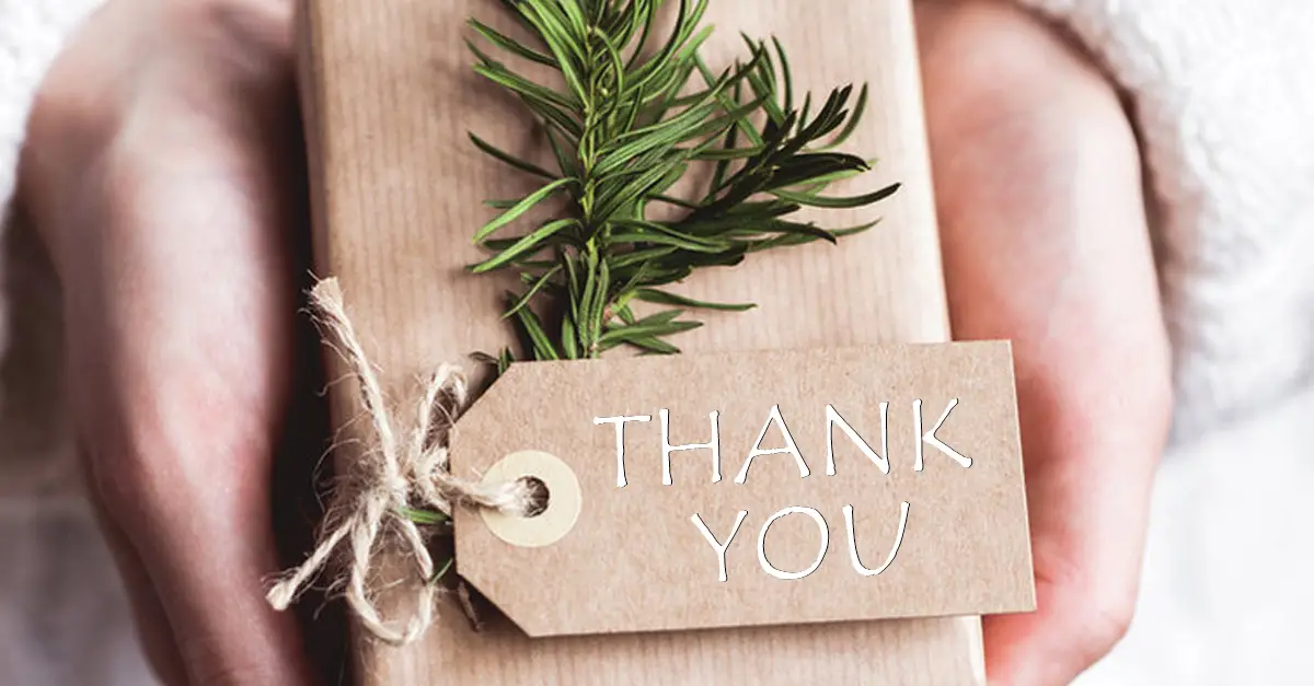 Say Thank You With Christmas Gifts
